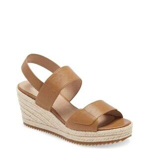 Winnie Espadrille Nude Wedge Sandal by Eileen Fisher